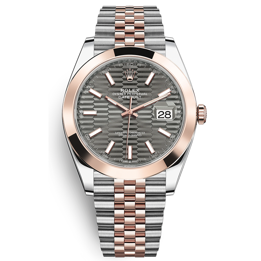 Rolex Datejust II Slate, Fluted Motif Dial 41mm 126301