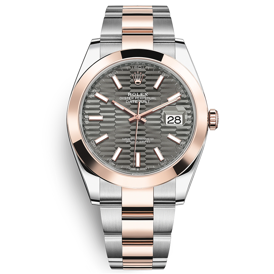 Rolex Datejust II Slate, Fluted Motif Dial 41mm 126301