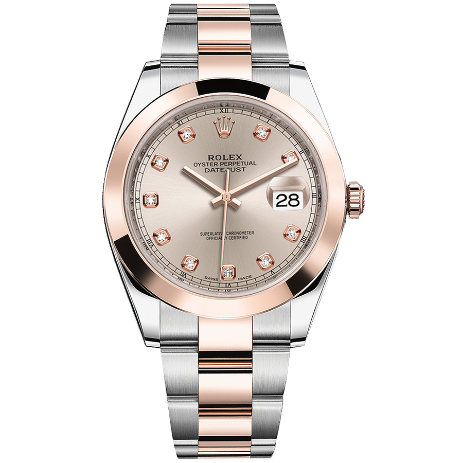 Rolex Datejust II Sundust Diamond Dial 41mm 126301