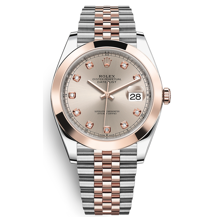 Rolex Datejust II Sundust Diamond Dial 41mm 126301