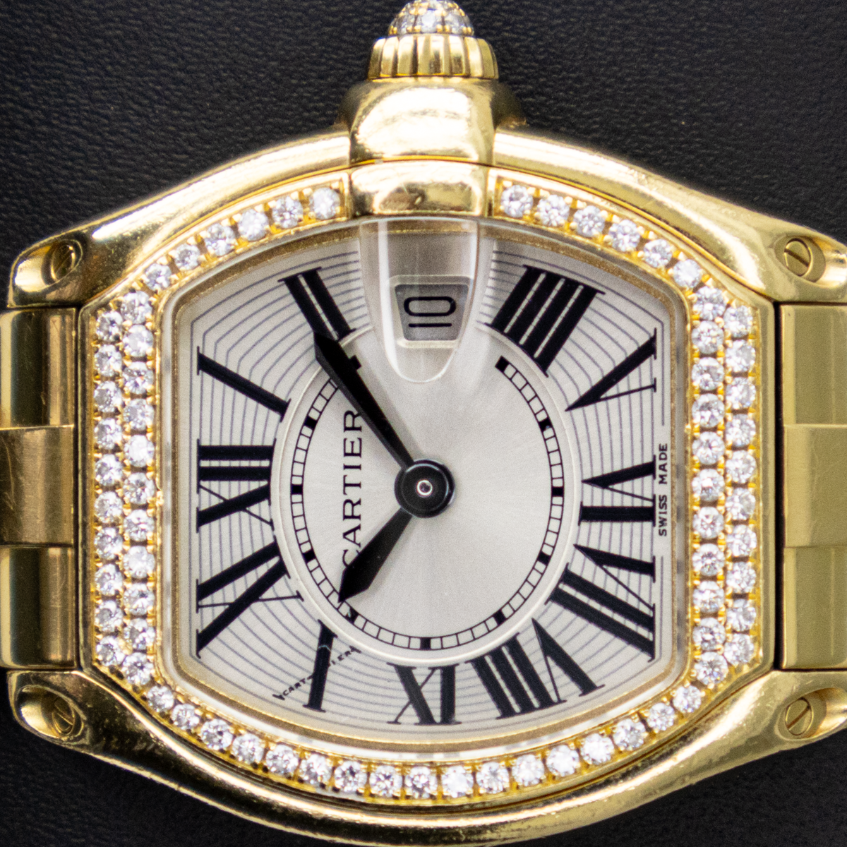 Cartier Roadster WE5001X1 33mm Silver Dial Pre-Owned