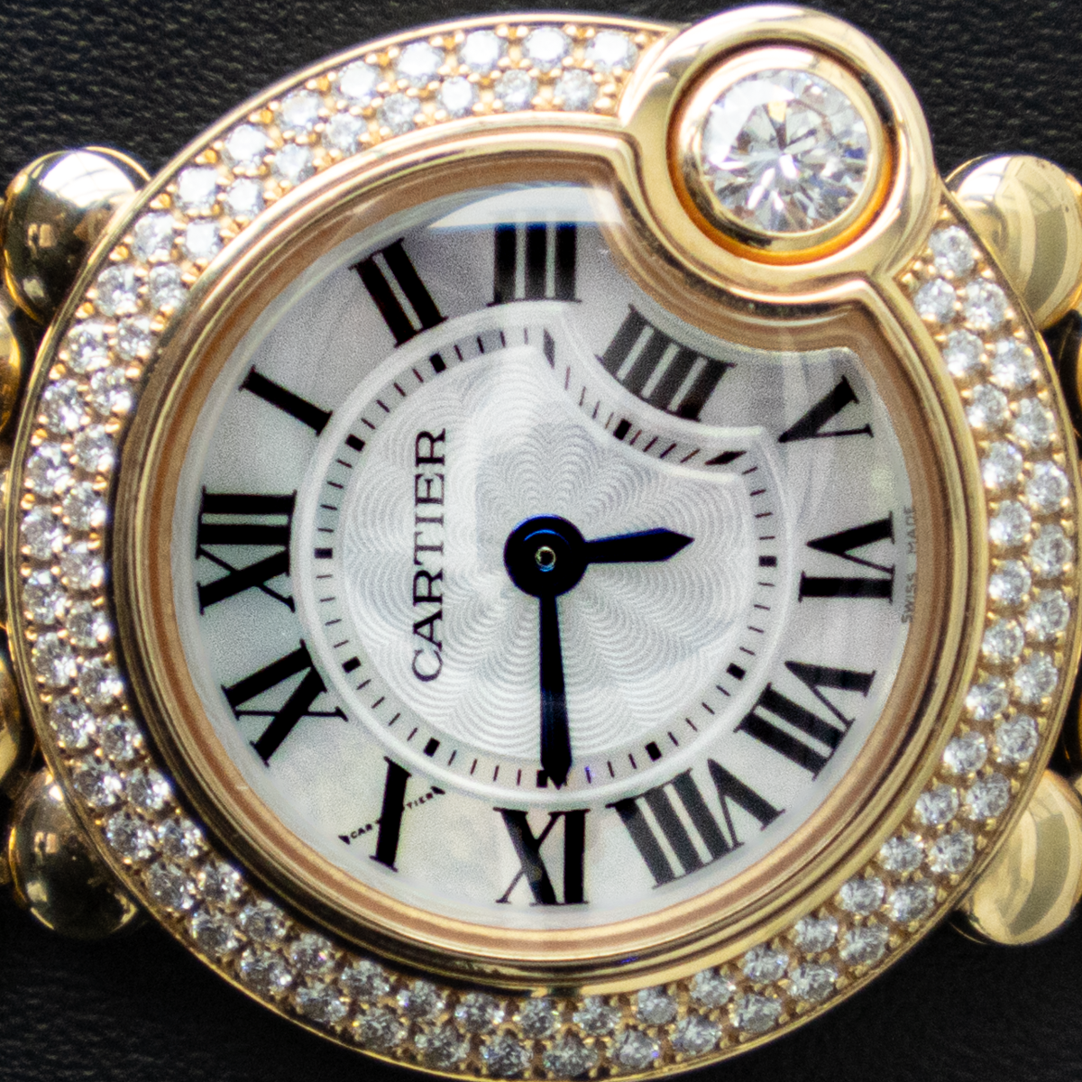 Cartier Ballon Blanc WE902057 24mm Silver Dial Pre-Owned