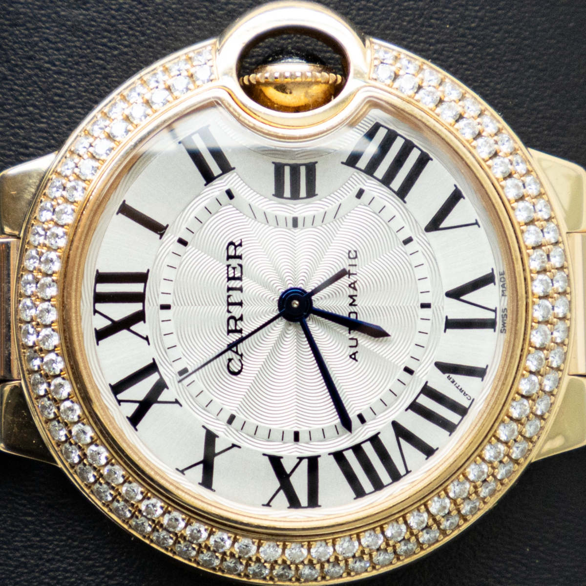 Cartier Ballon Bleu WE902064 33mm Silver Dial Pre-Owned