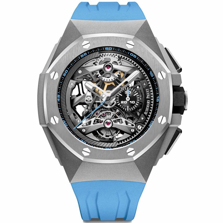 Audemars Piguet Royal Oak Concept Flying Tourbillon Chronograph 44mm 26587TI Overworked Dial