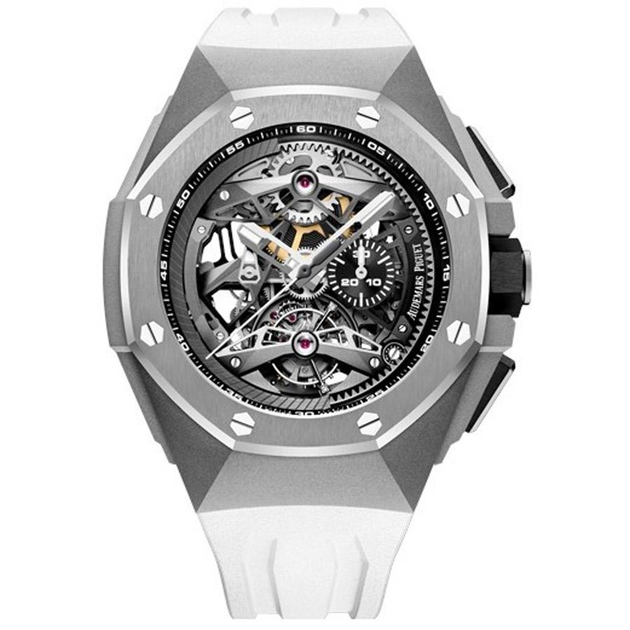 Audemars Piguet Royal Oak Concept Flying Tourbillon Chronograph 44mm 26587TI Overworked Dial