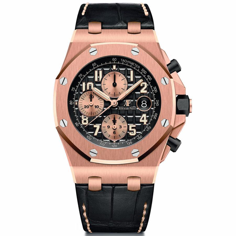 Audemars Piguet Royal Oak Offshore Chronograph 42mm 26470OR Black Dial-First Class Timepieces