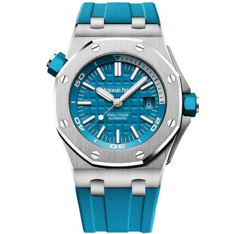 Audemars Piguet Royal Oak Offshore Diver 42mm 15710ST Turquoise Blue Dial