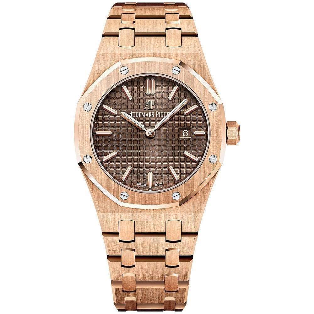 Audemars Piguet Royal Oak Quartz 33mm 67650OR Brown Dial