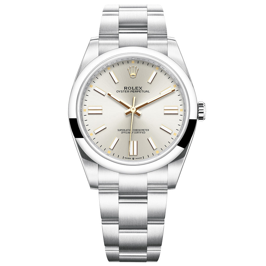 Rolex Oyster Perpetual 41mm 124300 Silver Dial