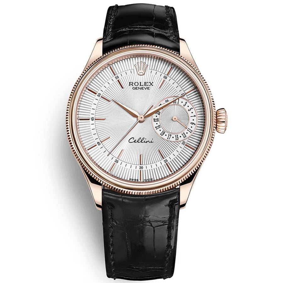 Rolex Cellini Date 39mm 50515 White Dial