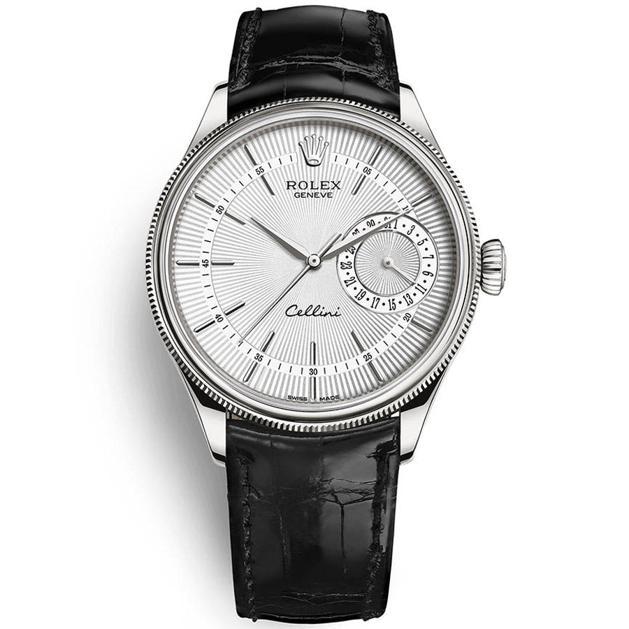 Rolex Cellini Date 39mm 50519 Black White