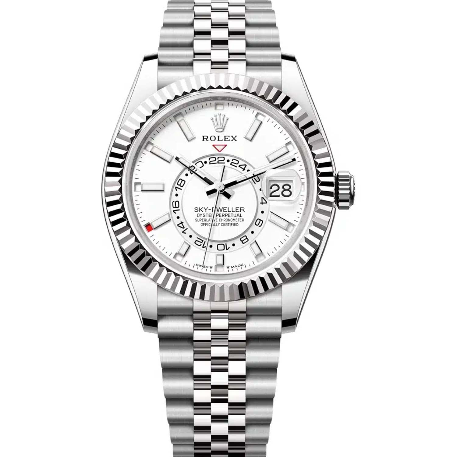 Rolex Sky-Dweller Stainless Steel 336934 White Dial Jubilee 2023