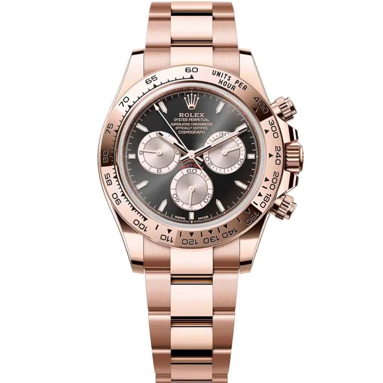 Rolex Daytona Everose Gold Black And Sundust Dial 126505