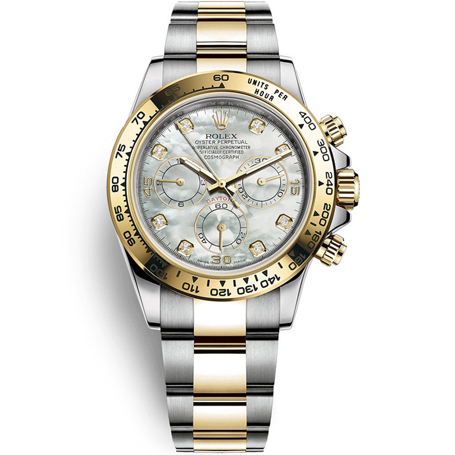 Rolex Daytona 40mm 116503 White Mother Of Pearl Diamond Dial