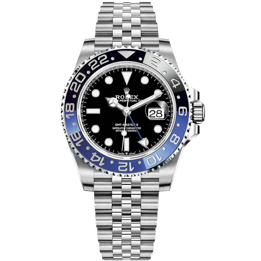 Rolex GMT-Master II "Batgirl" 40mm 126710BLNR Black Dial-First Class Timepieces