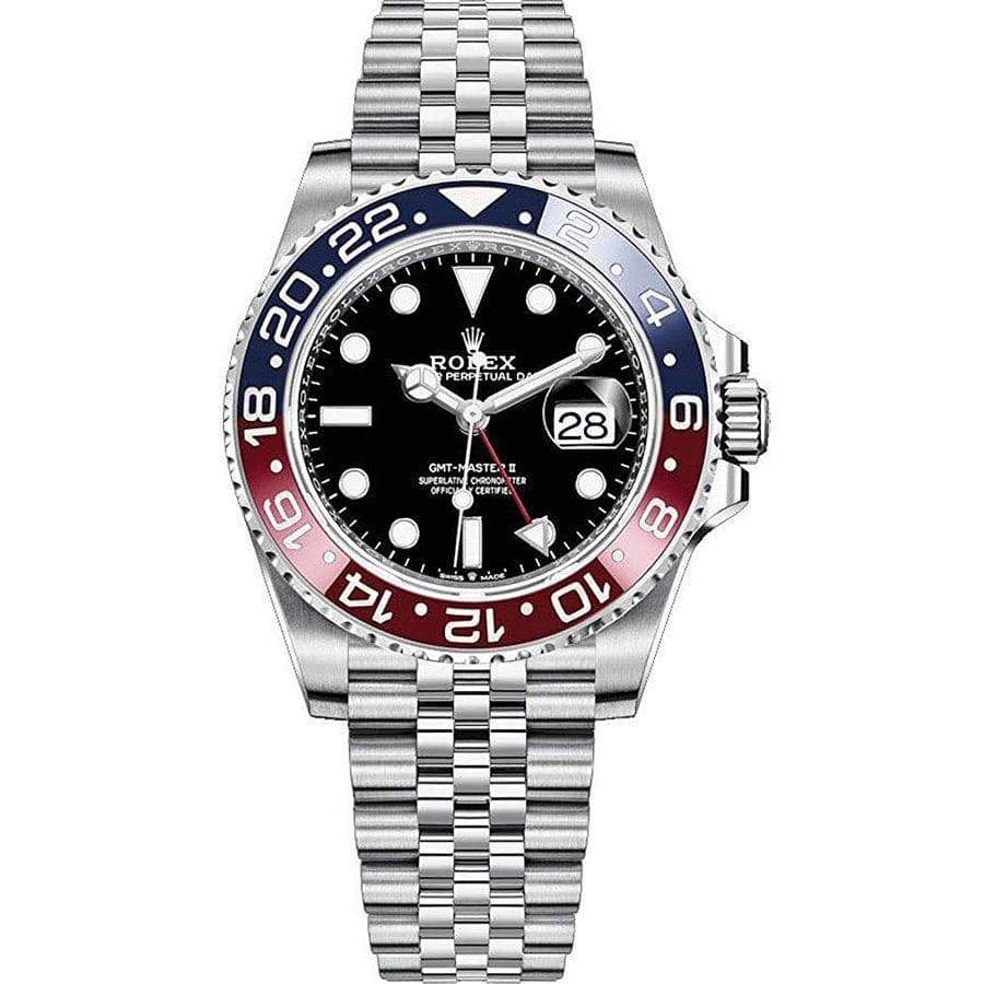 Rolex GMT-Master II "Pepsi" 40mm 126710BLRO Black Dial-First Class Timepieces