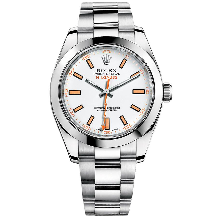 Rolex Milgauss 116400 40mm White Dial-First Class Timepieces