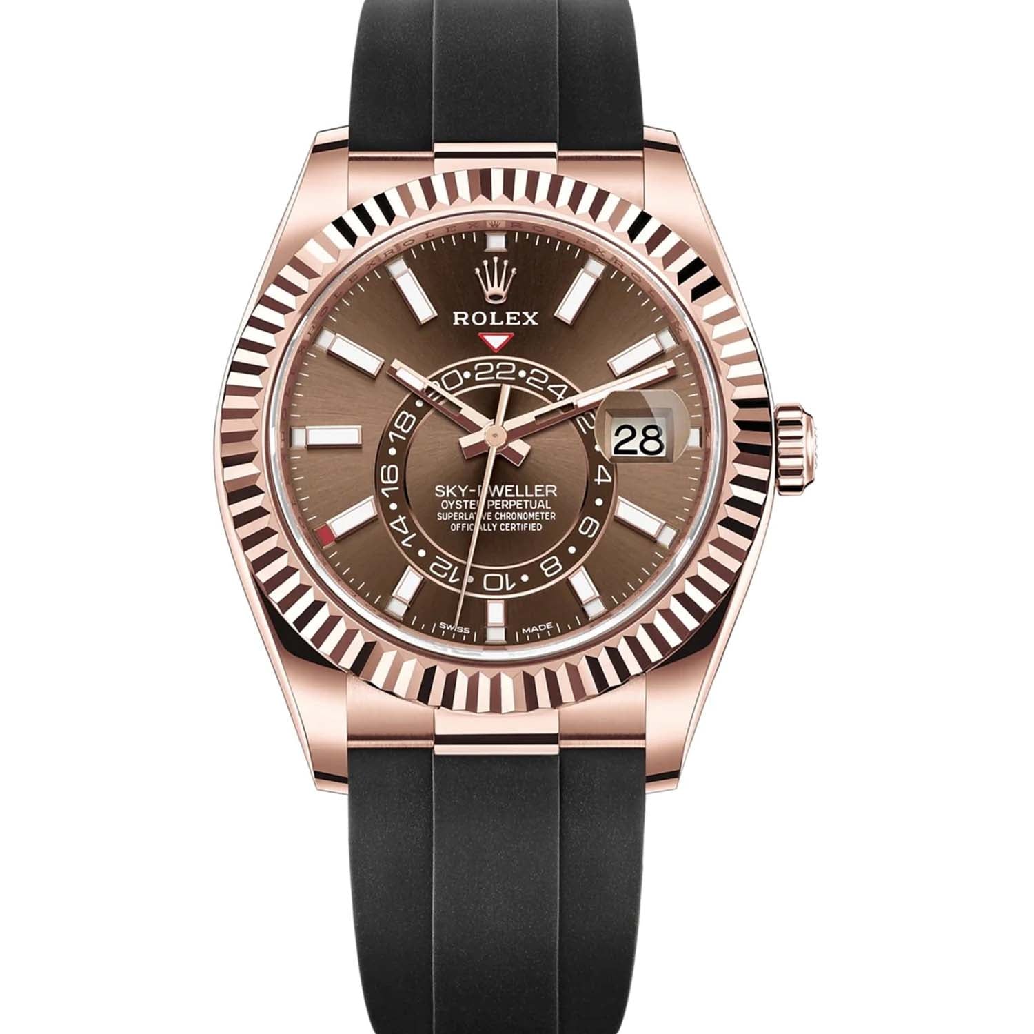 Rolex Sky-Dweller 336235-0002 Chocolate Dial Rose Gold 2023