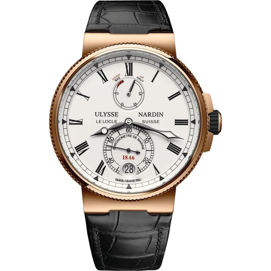 Ulysse Nardin Marine Chronometer Manufacture 43mm 1186-126/E0 White Dial