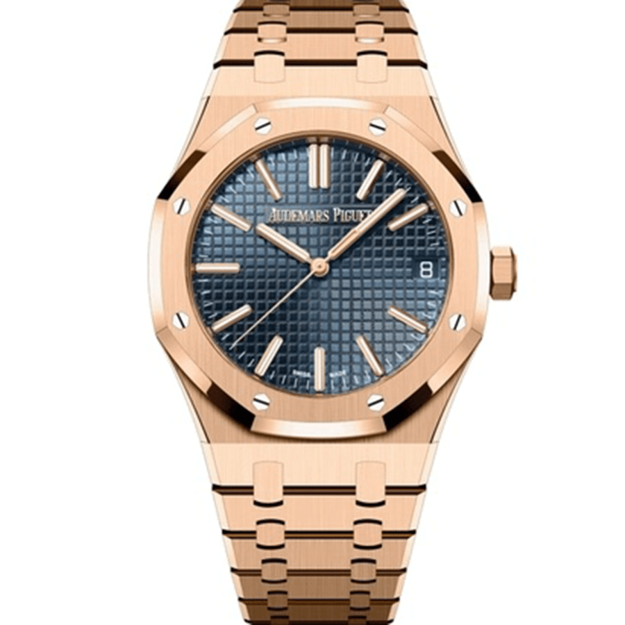 Audemars Piguet Royal Oak Self Winding "50th Anniversary" 41mm 15510OR.OO.1320OR.01. Blue Dial